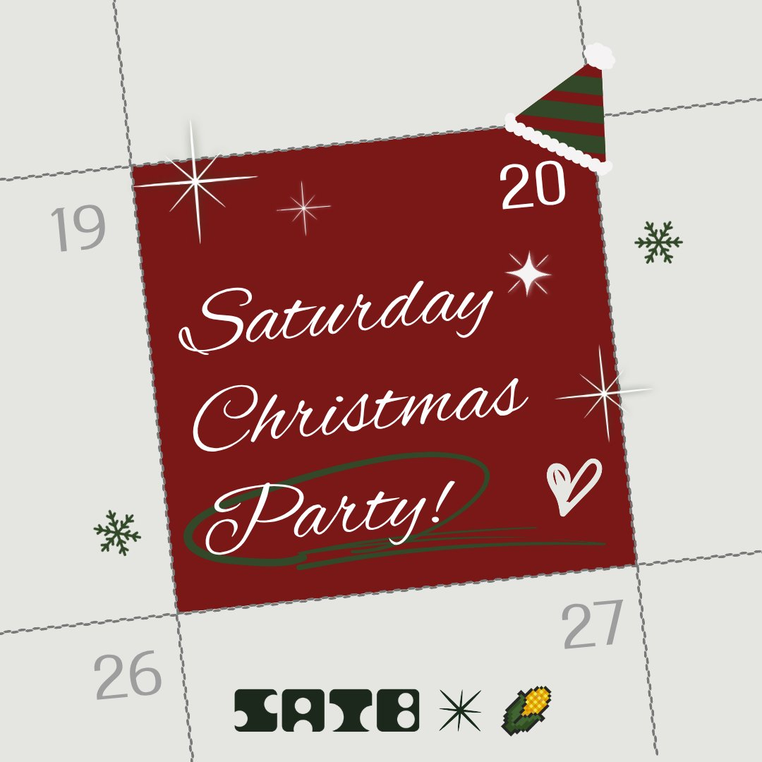 Saturday Christmas Party 포스터